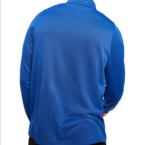NWT Nike Therma 1/4 Zip Blue Pullover Training Top Lightweight Sweatshirt Men XL - Picture 2 of 6